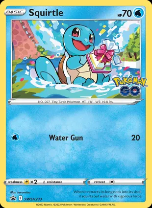 Squirtle SWSH233 Sword & Shield Promos