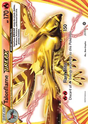 Talonflame BREAK 21/114 Steam Siege