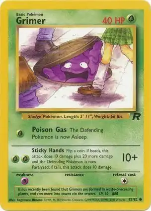Grimer 57/82 Team Rocket