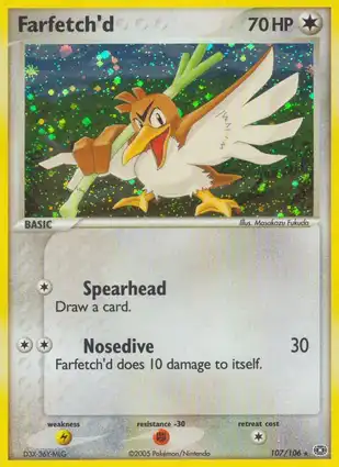 Farfetch'd 107/106 EX Emerald