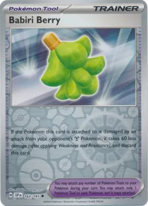 Babiri Berry 163/191 Surging Sparks