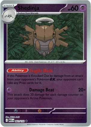 Shedinja 061/132 Mega Evolution
