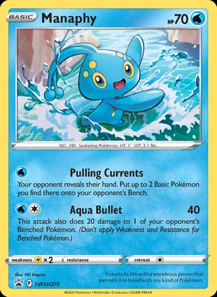 Manaphy SWSH275 Sword & Shield Promos