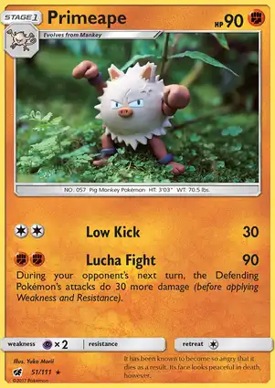 Primeape 51/111 Crimson Invasion