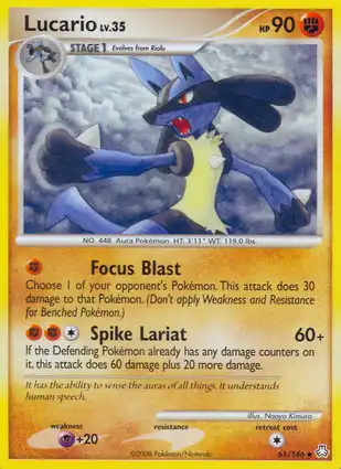 Lucario 61/146 Legends Awakened