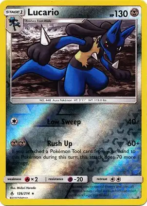 Lucario 126/214 Unbroken Bonds