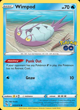 Wimpod 025/078 Pokémon GO