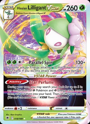 Hisuian Lilligant VSTAR 018/189 Astral Radiance