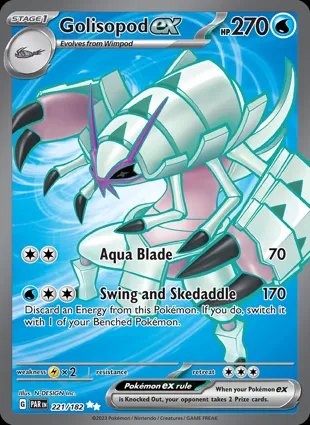 Golisopod ex 221/182 Paradox Rift