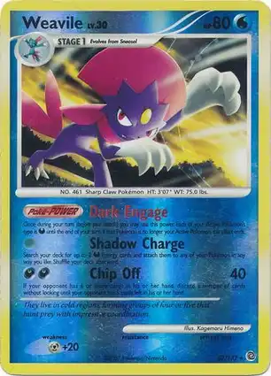 Weavile 40/132 Secret Wonders
