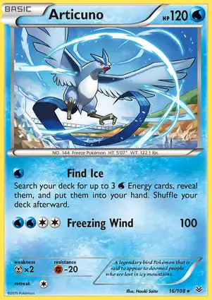 Articuno 16/108 Roaring Skies
