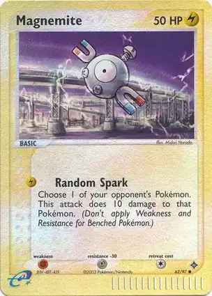 Magnemite 62/97 EX Dragon