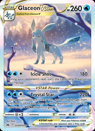 Glaceon VSTAR GG40/GG70 Crown Zenith