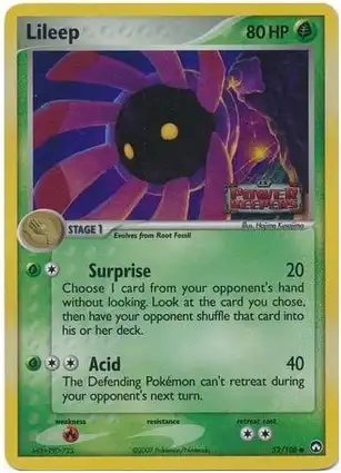 Lileep 52/108 EX Power Keepers