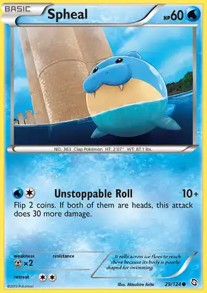 Spheal 29/124 Dragons Exalted