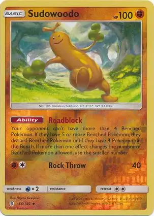 Sudowoodo 66/145 Guardians Rising