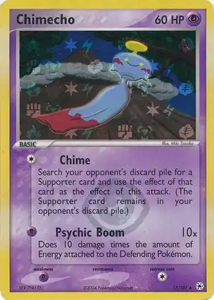 Chimecho 17/101 EX Hidden Legends