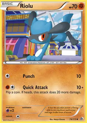 Riolu 79/113 Legendary Treasures