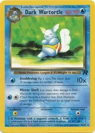 Dark Wartortle 46/82 Team Rocket