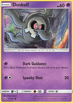 Duskull 51/147 Burning Shadows