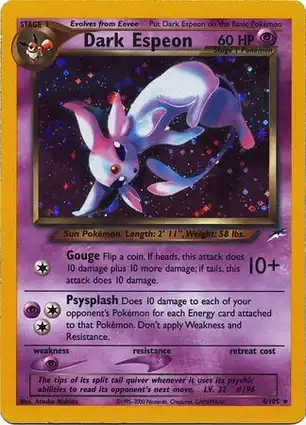 Dark Espeon 4/105 Neo Destiny