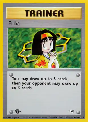 Erika 100/132 Gym Heroes 1st Edition