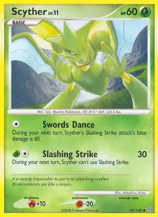 Scyther 49/100 Stormfront