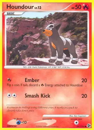 Houndour 69/106 Great Encounters
