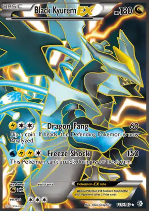 Black Kyurem-EX 145/149 Boundaries Crossed