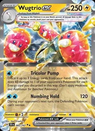 Wugtrio ex 060/162 Temporal Forces