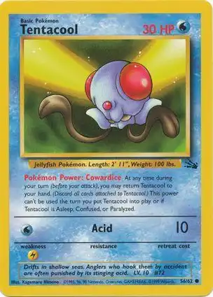 Tentacool 56/62 Fossil