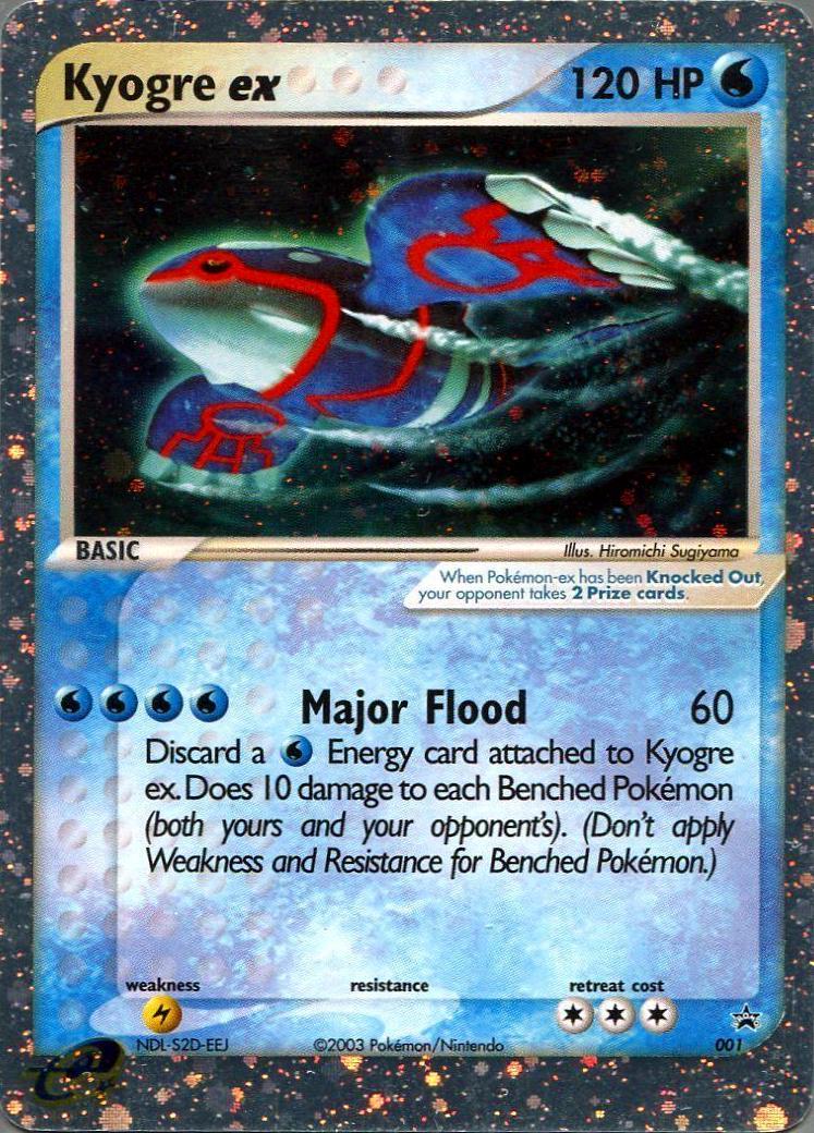 Kyogre ex 001 EX Nintendo Promos