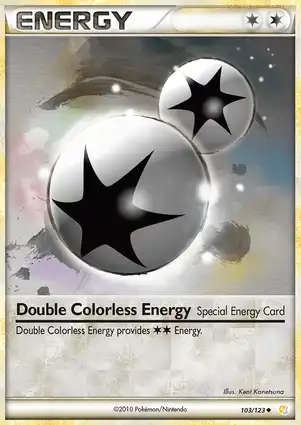 Double Colorless Energy 103/123 HeartGold & SoulSilver
