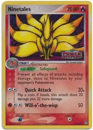 Ninetales 19/108 EX Power Keepers