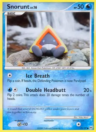 Snorunt 75/99 Arceus
