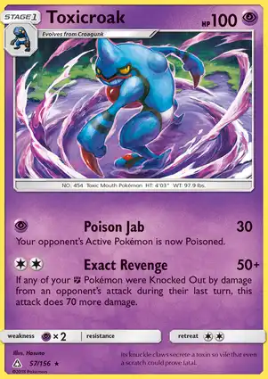 Toxicroak 57/156 Ultra Prism