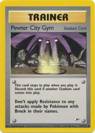 Pewter City Gym 115/132 Gym Heroes