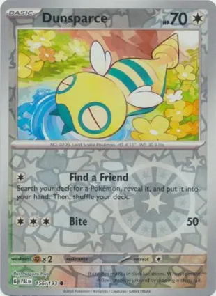Dunsparce 156/193 Paldea Evolved