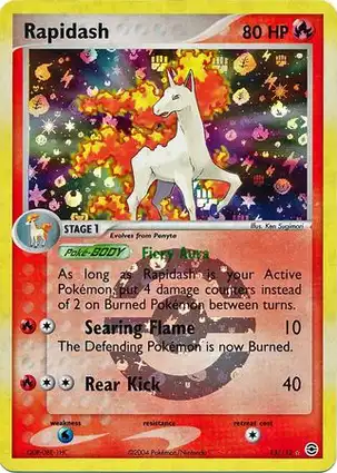 Rapidash 13/112 EX FireRed & LeafGreen