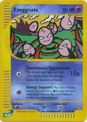 Exeggcute 77/147 Aquapolis