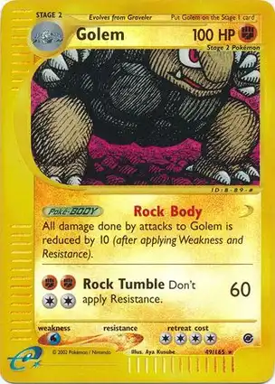Golem 49/165 Expedition Base Set