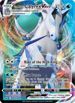 Ice Rider Calyrex VMAX 046/198 Chilling Reign