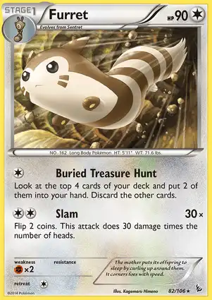 Furret 82/106 Flashfire