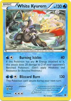 White Kyurem 21/124 Fates Collide