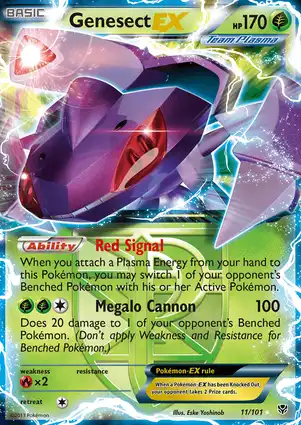 Genesect-EX 11/101 Plasma Blast