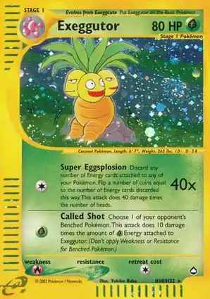 Exeggutor H10/H32 Aquapolis