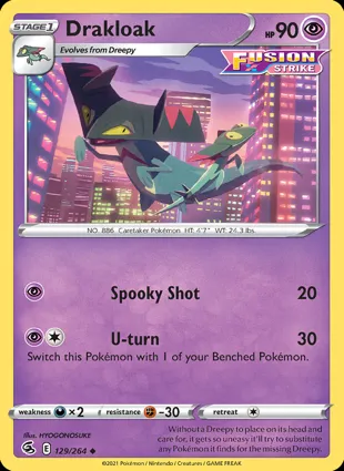 Drakloak 129/264 Fusion Strike