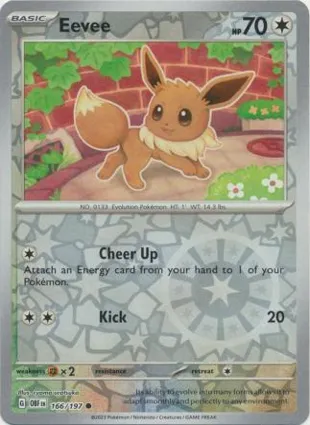 Eevee 166/197 Obsidian Flames