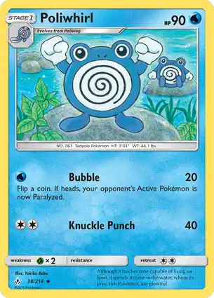 Poliwhirl 38/214 Unbroken Bonds
