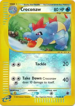 Croconaw 74/165 Expedition Base Set